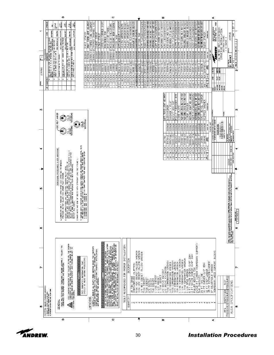 Andrew 7.6-Meter ESA User Manual | Page 30 / 69