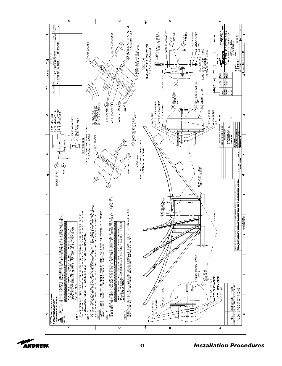 Andrew 7.6-Meter ESA User Manual | Page 31 / 69