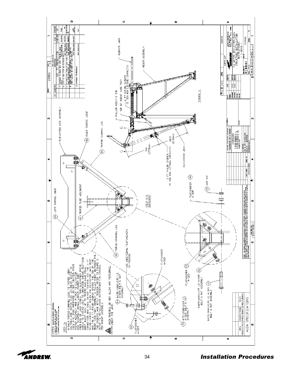 Andrew 7.6-Meter ESA User Manual | Page 34 / 69