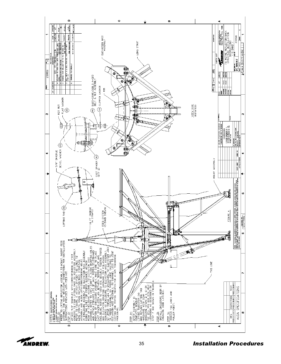 Andrew 7.6-Meter ESA User Manual | Page 35 / 69
