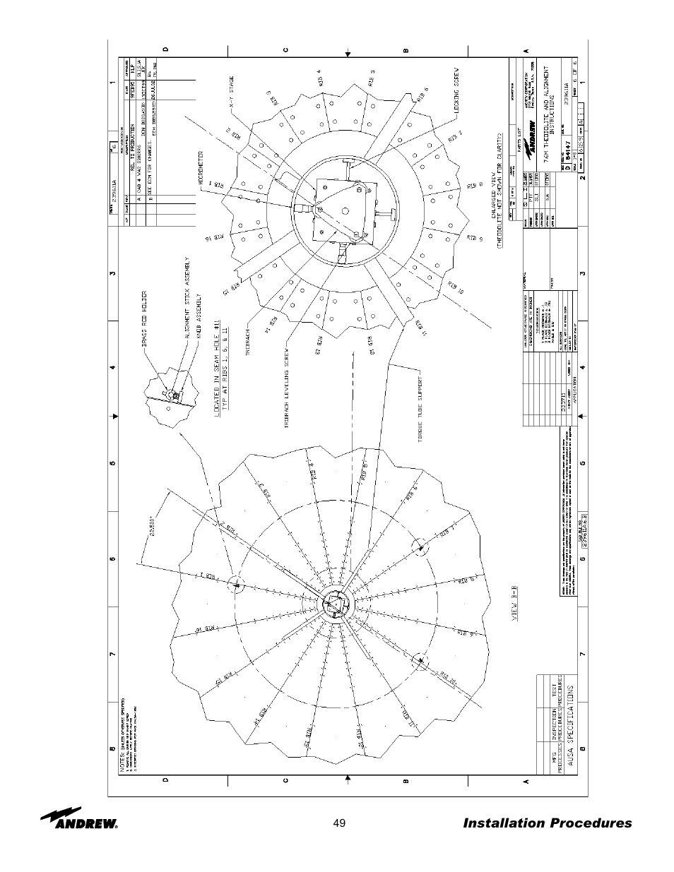 Andrew 7.6-Meter ESA User Manual | Page 49 / 69