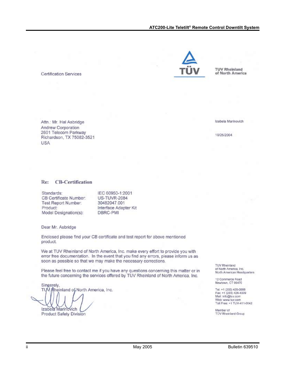 Andrew ATC200-Lite User Manual | Page 4 / 66