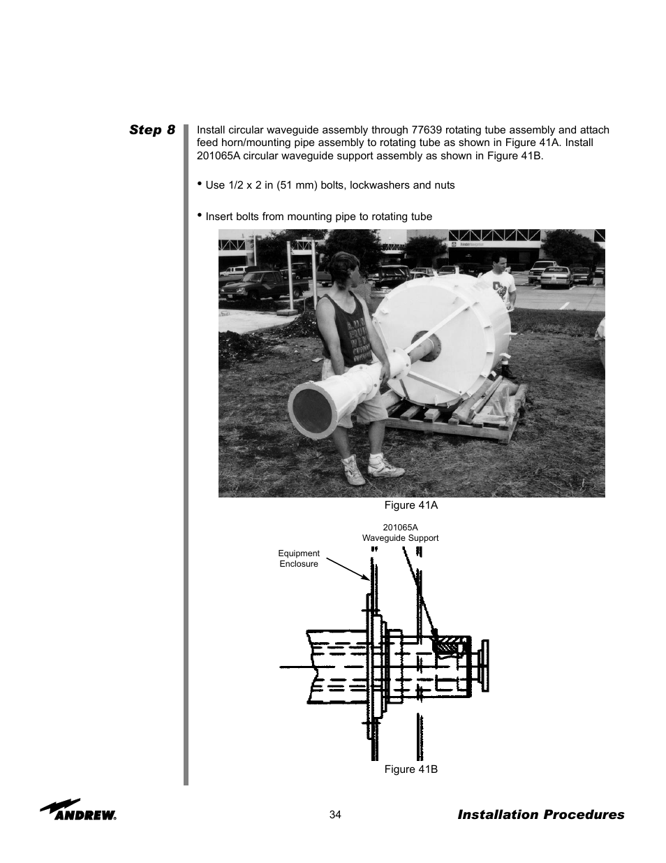 Andrew 7.3-METER EARTH STATION ANTENNA ES73 User Manual | Page 34 / 69