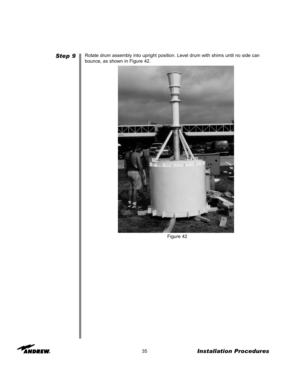 Andrew 7.3-METER EARTH STATION ANTENNA ES73 User Manual | Page 35 / 69