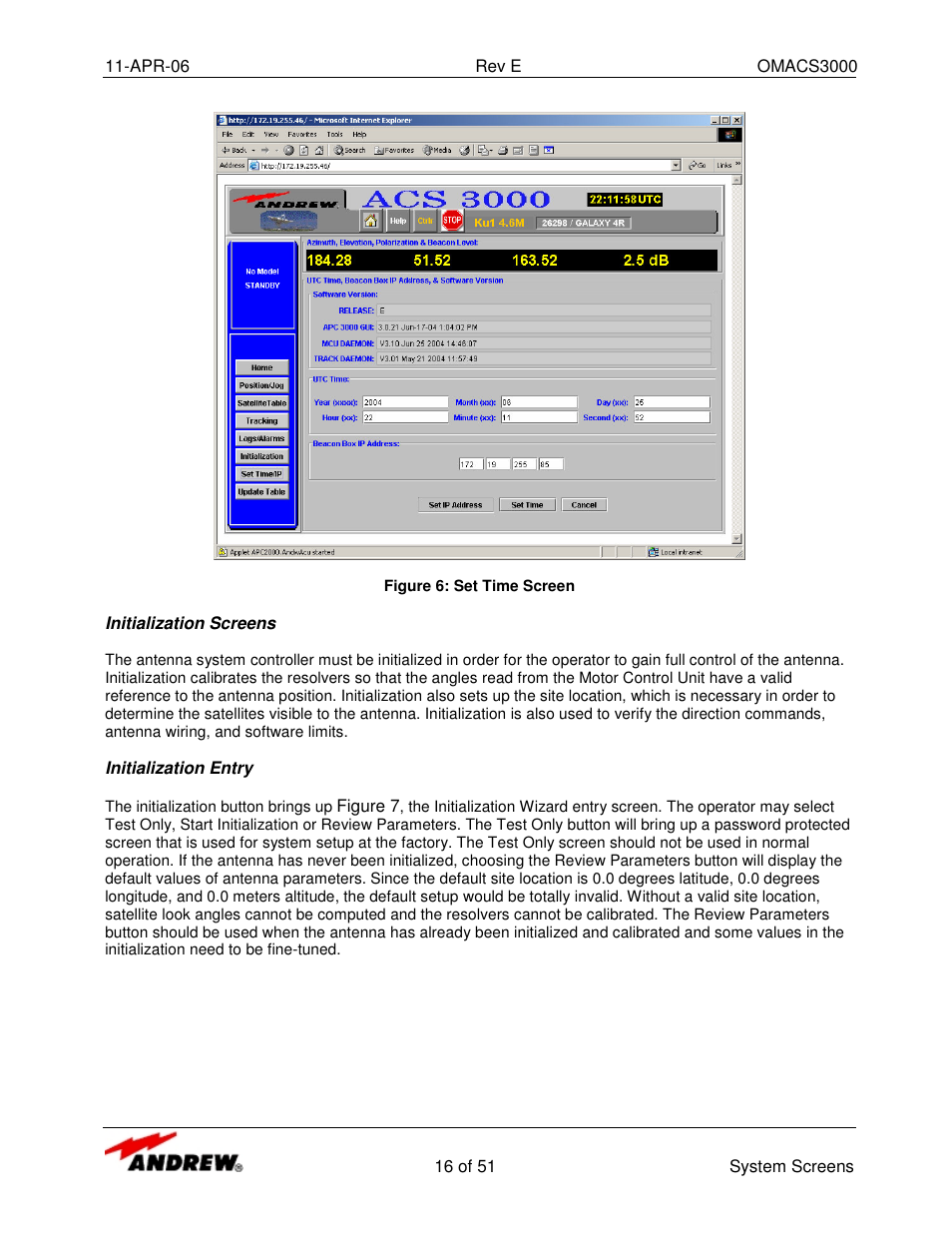 Andrew OMACS3000 User Manual | Page 16 / 51