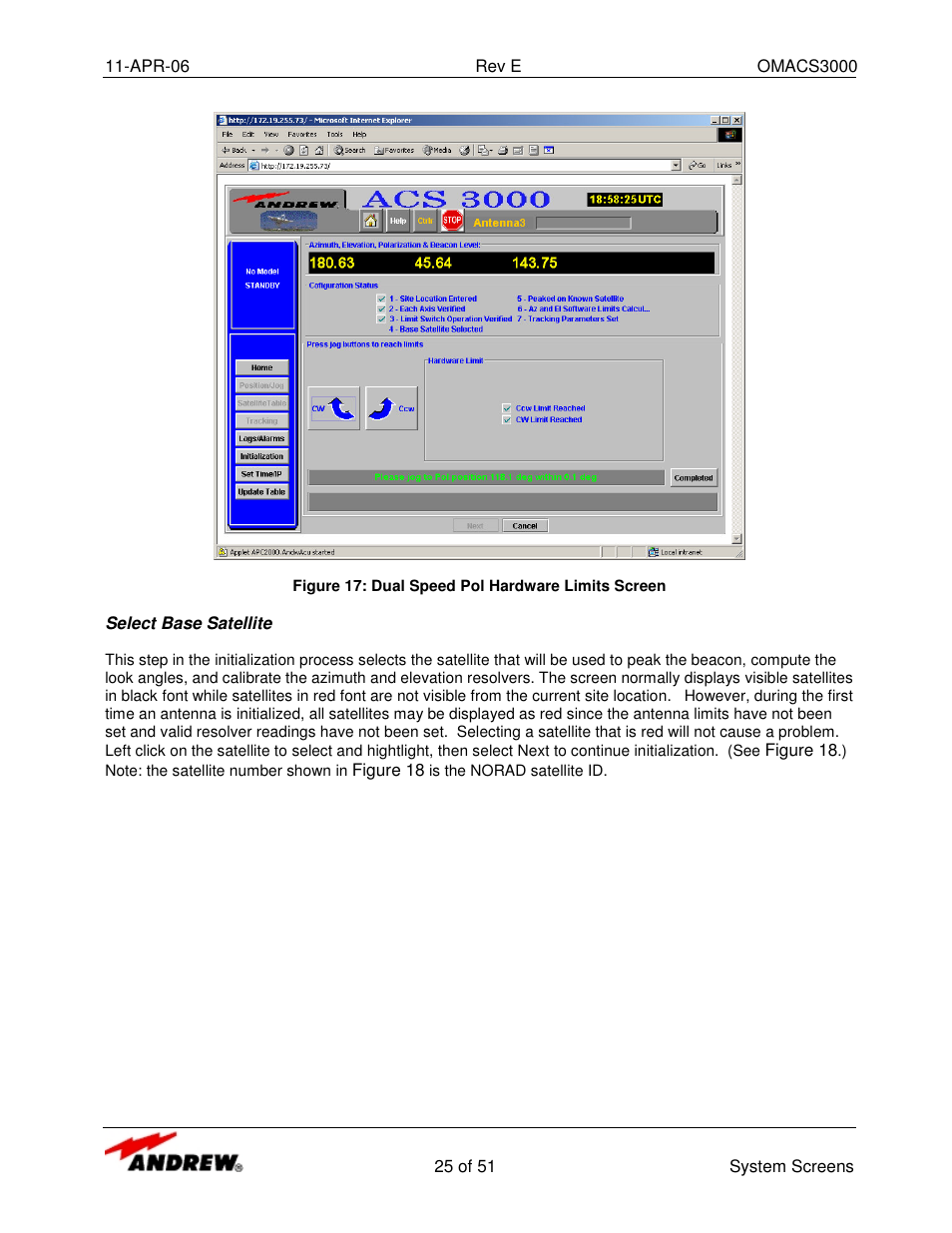 Andrew OMACS3000 User Manual | Page 25 / 51