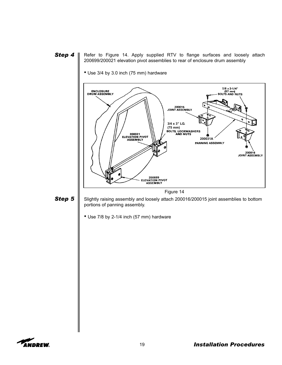 Andrew 9.3-Meter ESA User Manual | Page 19 / 66
