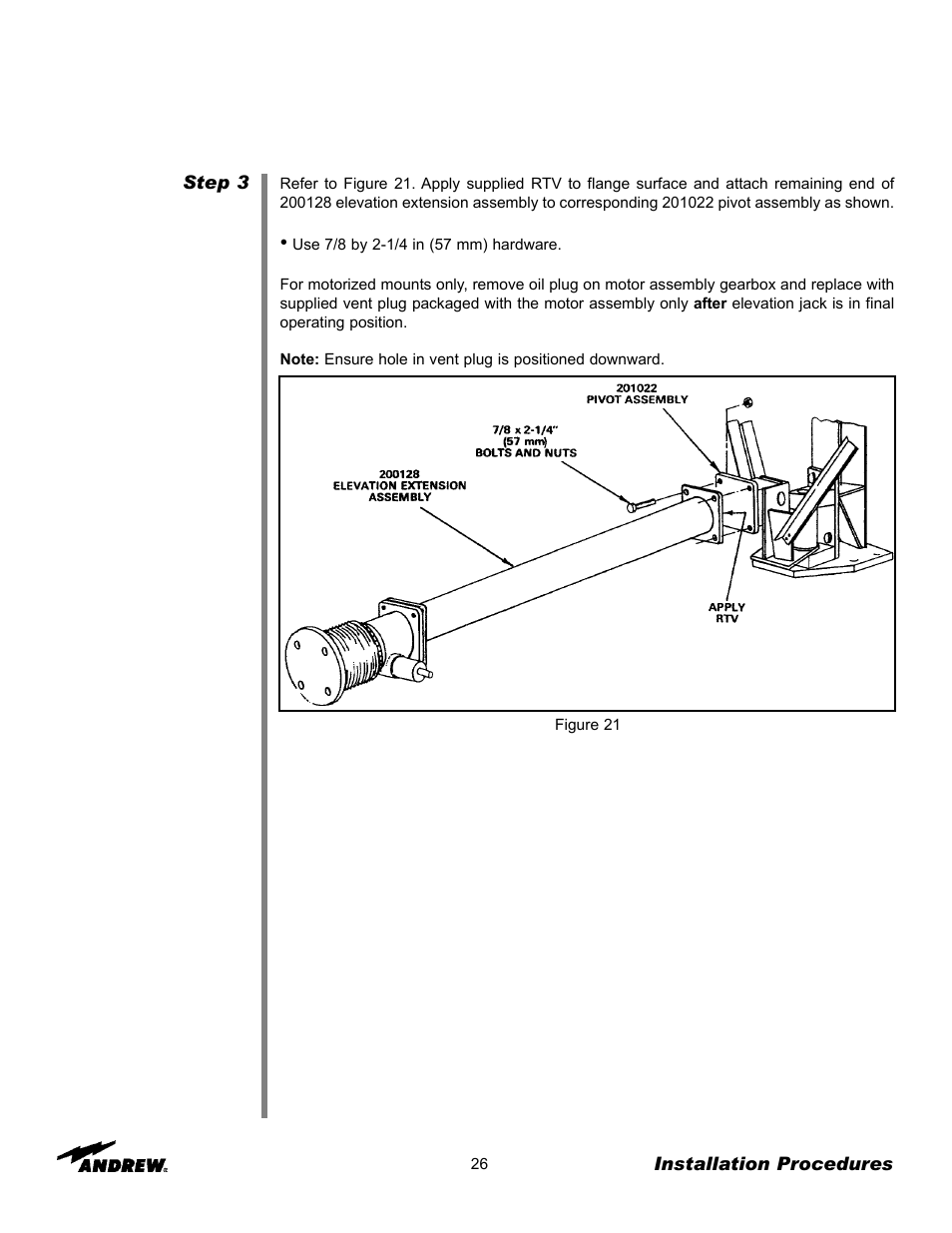 Andrew 9.3-Meter ESA User Manual | Page 26 / 66