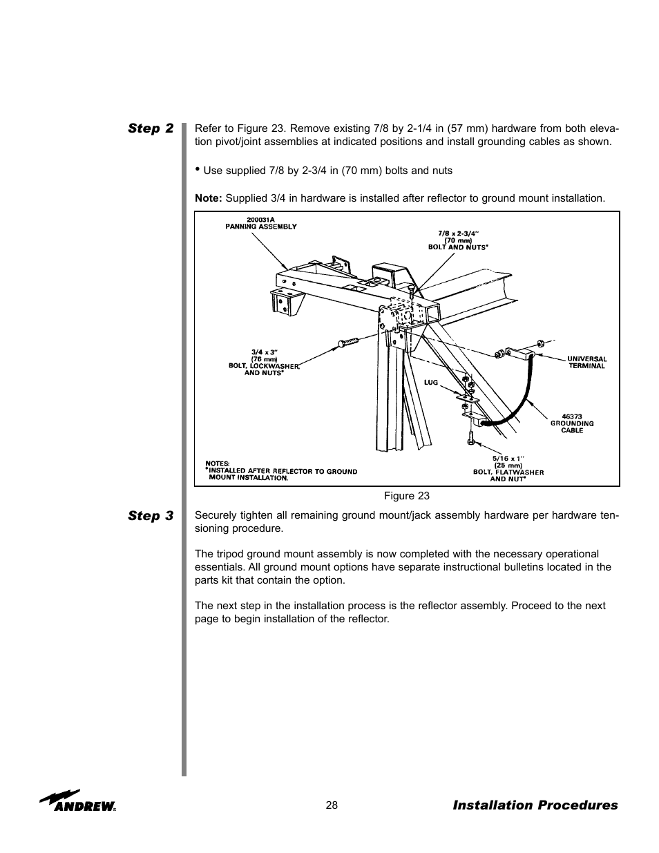 Andrew 9.3-Meter ESA User Manual | Page 28 / 66