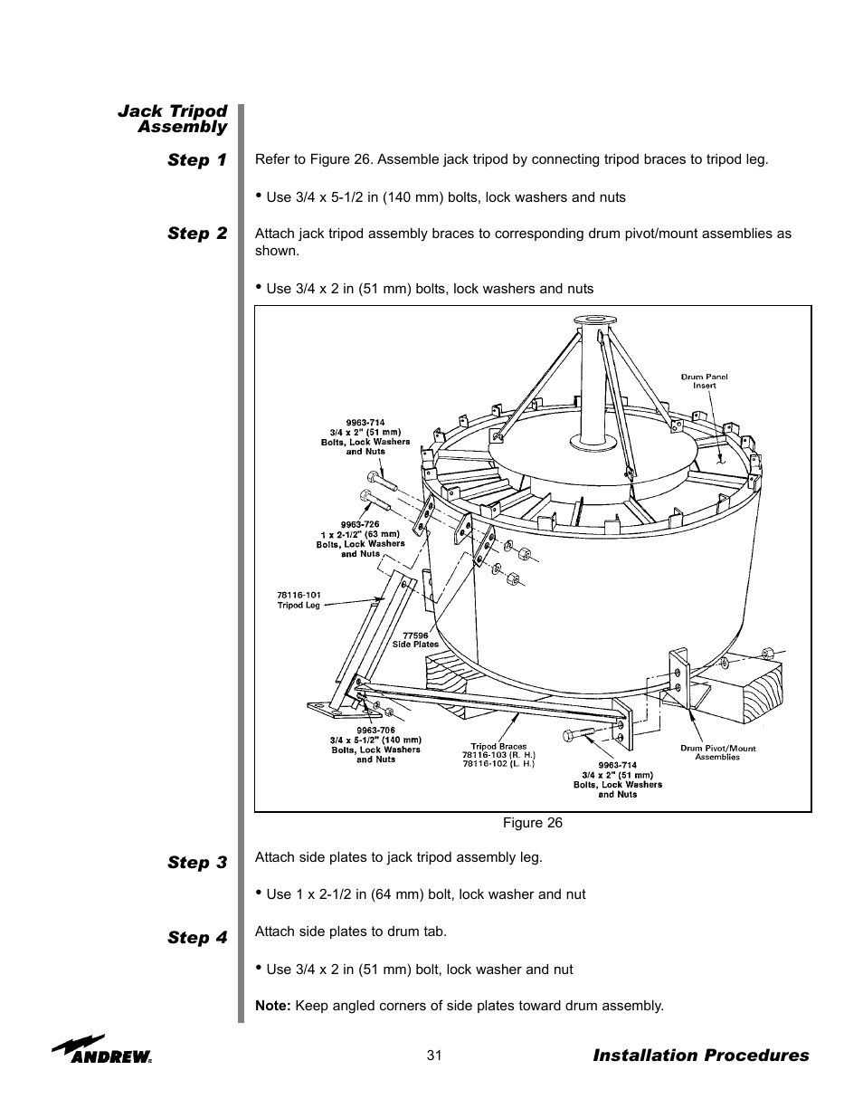 Andrew 9.3-Meter ESA User Manual | Page 31 / 66