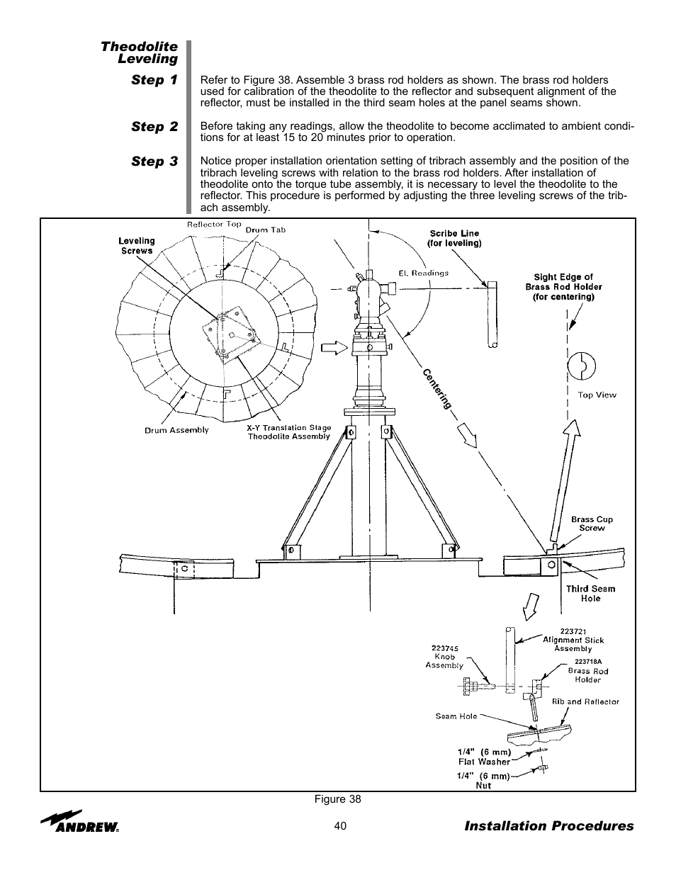Andrew 9.3-Meter ESA User Manual | Page 40 / 66