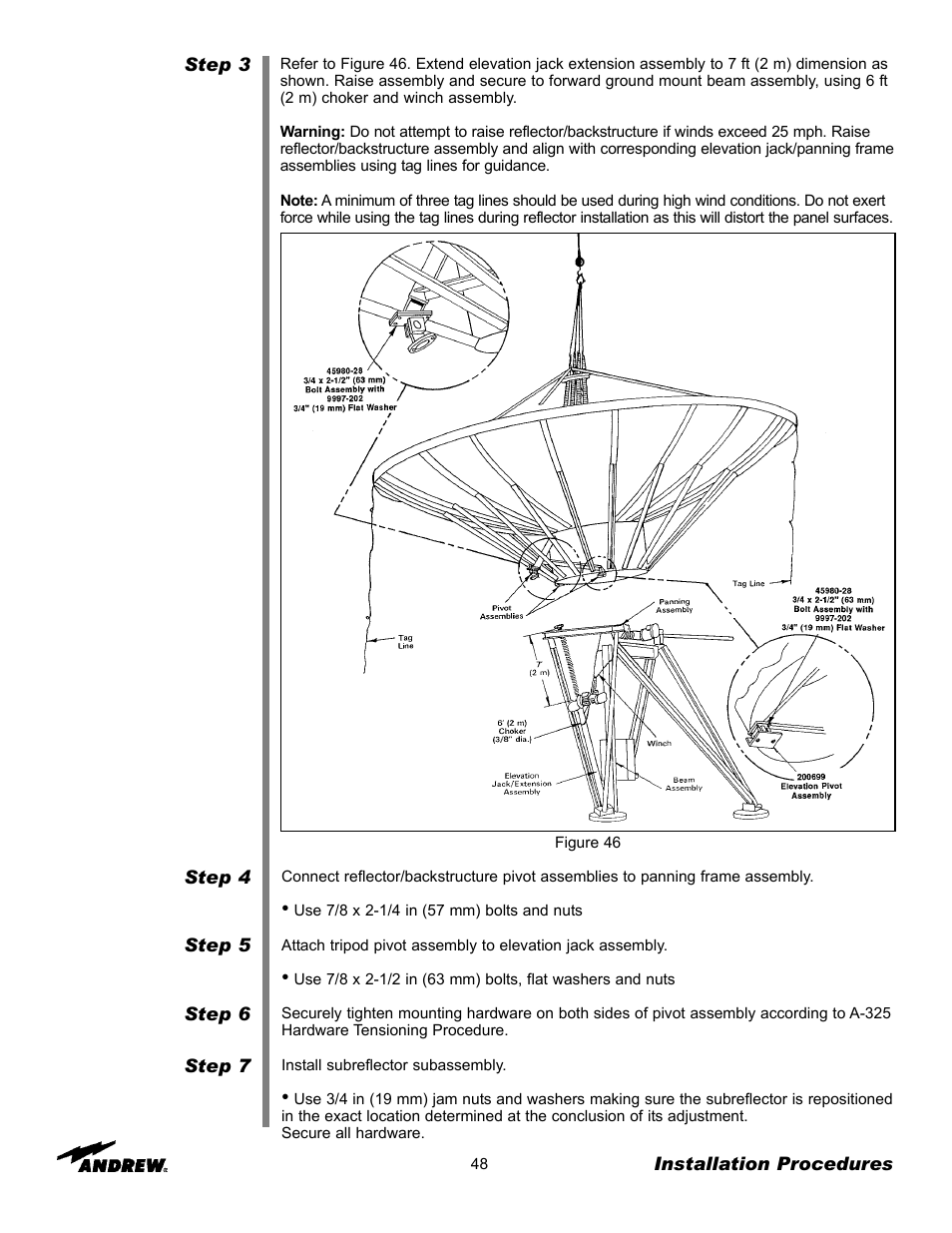 Andrew 9.3-Meter ESA User Manual | Page 48 / 66