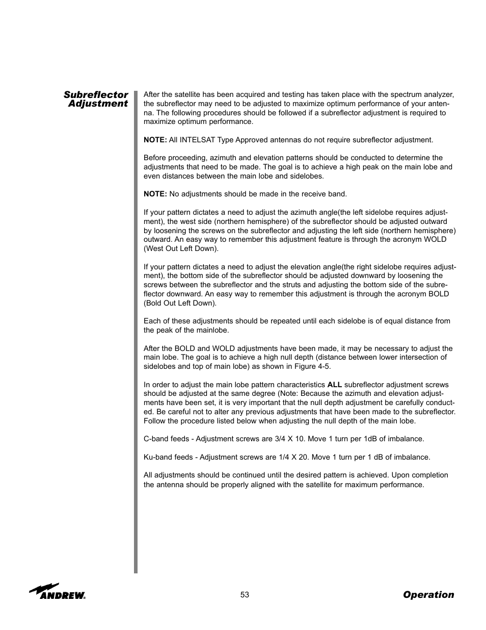 Andrew 9.3-Meter ESA User Manual | Page 53 / 66