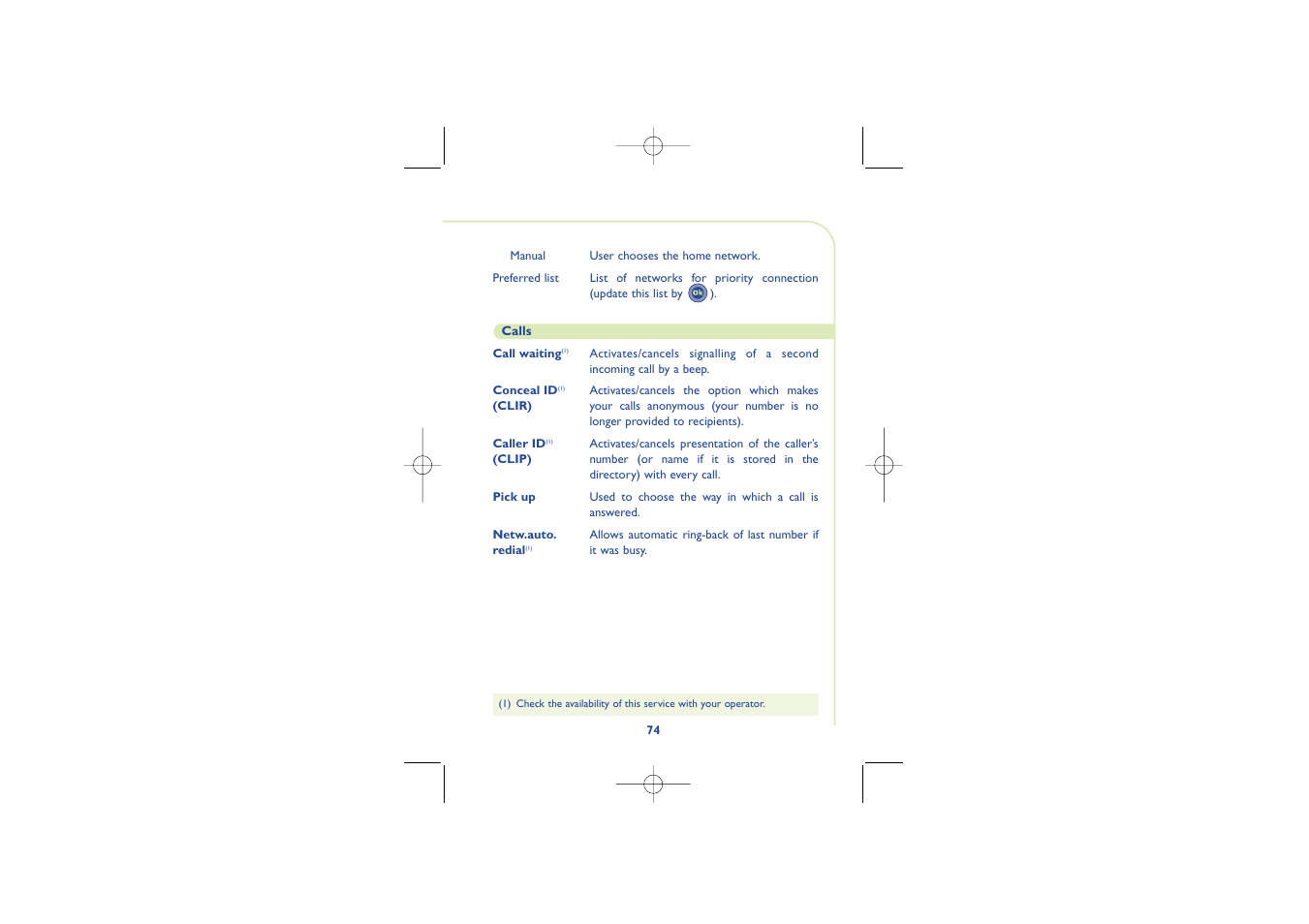 Alcatel Carrier Internetworking Solutions One Touch 500 User Manual | Page 75 / 98