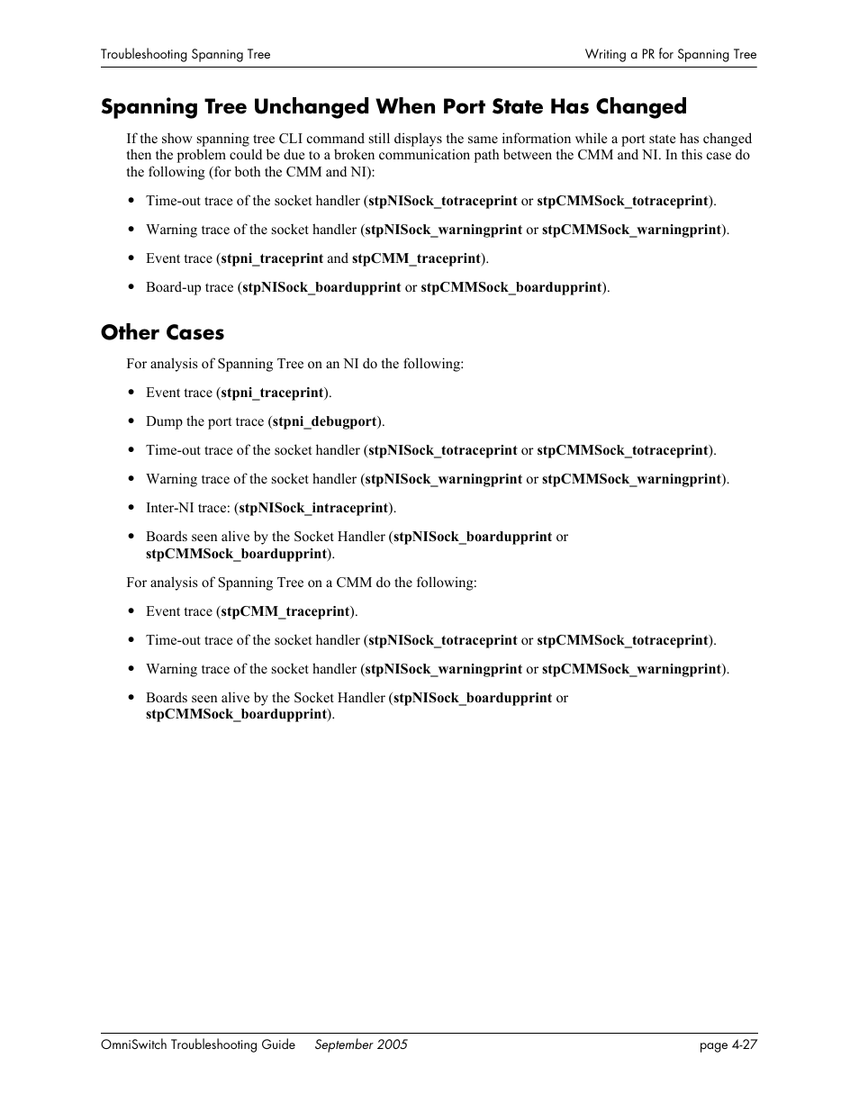 Other cases | Alcatel Carrier Internetworking Solutions 6648 User Manual | Page 107 / 614