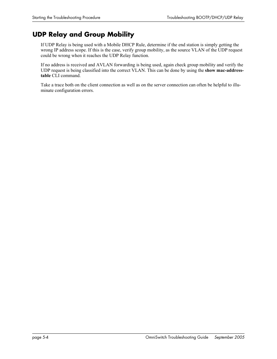 Udp relay and group mobility, Udp relay and group mobility -4 | Alcatel Carrier Internetworking Solutions 6648 User Manual | Page 112 / 614