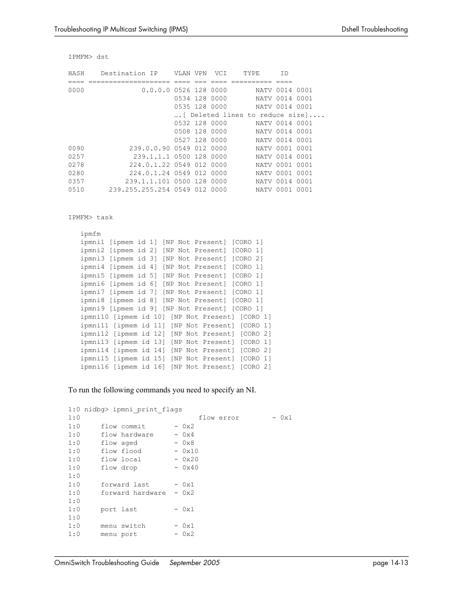 Alcatel Carrier Internetworking Solutions 6648 User Manual | Page 235 / 614