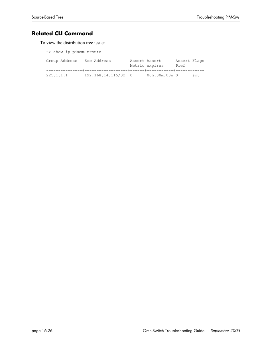 Related cli command, Related cli command -26 | Alcatel Carrier Internetworking Solutions 6648 User Manual | Page 288 / 614