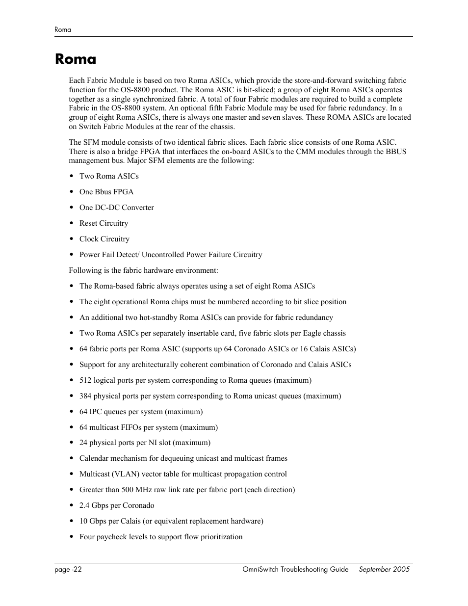 Roma | Alcatel Carrier Internetworking Solutions 6648 User Manual | Page 346 / 614
