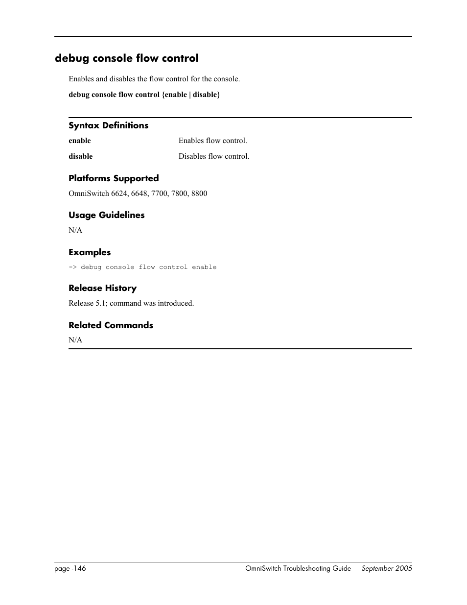 Debug console flow control | Alcatel Carrier Internetworking Solutions 6648 User Manual | Page 532 / 614