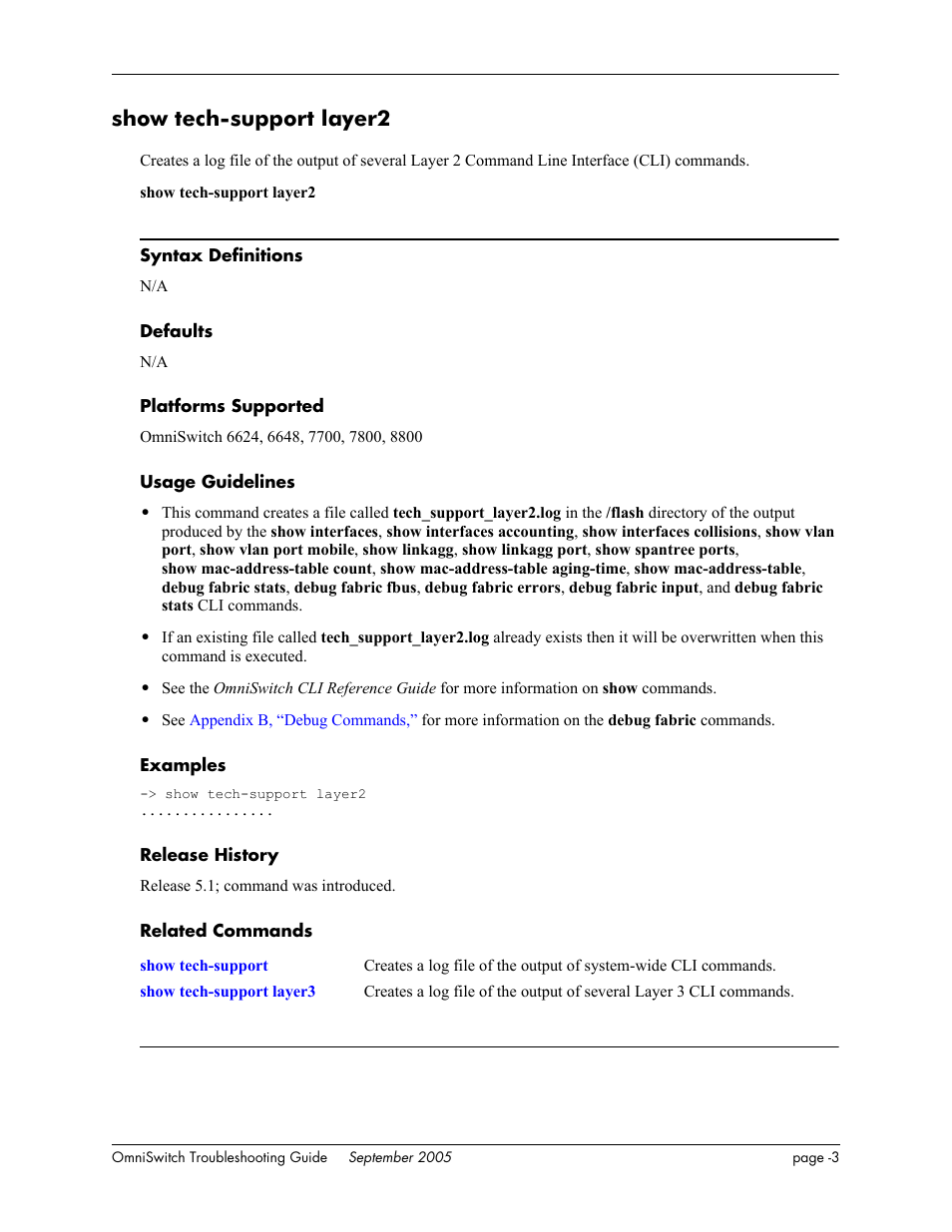 Show tech-support layer2 | Alcatel Carrier Internetworking Solutions 6648 User Manual | Page 597 / 614