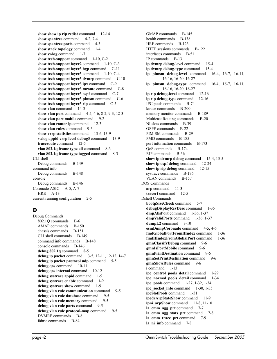 Alcatel Carrier Internetworking Solutions 6648 User Manual | Page 612 / 614