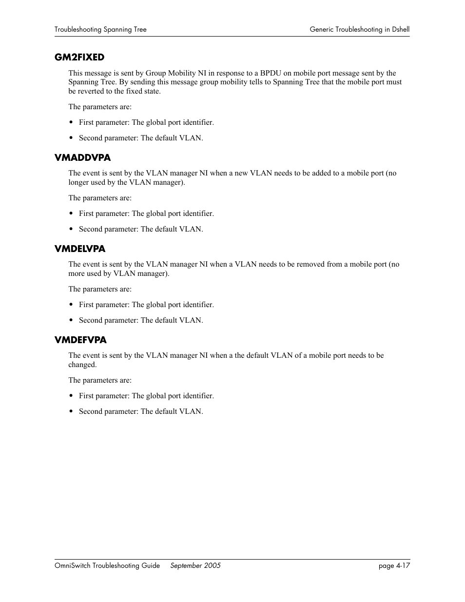 Gm2fixed, Vmaddvpa, Vmdelvpa | Vmdefvpa | Alcatel Carrier Internetworking Solutions 6648 User Manual | Page 97 / 614