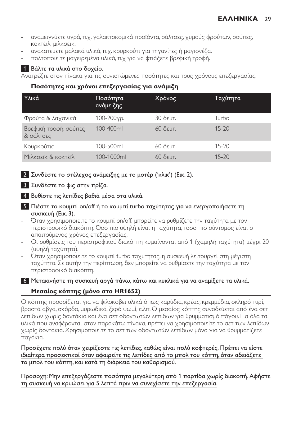 Philips Avance Collection Stabmixer User Manual | Page 29 / 116