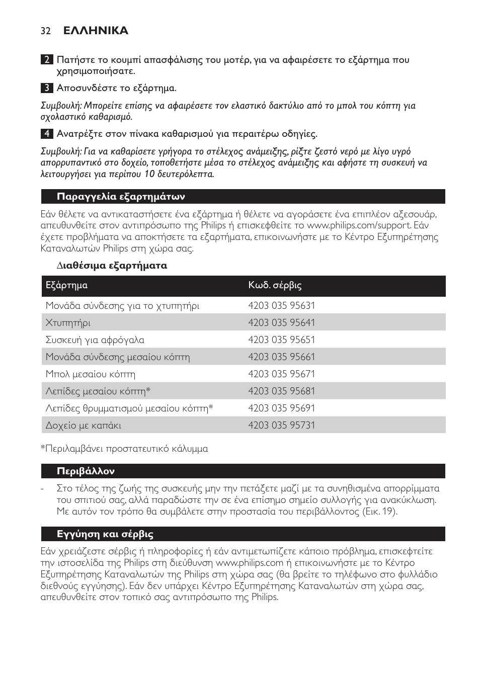 Philips Avance Collection Stabmixer User Manual | Page 32 / 116
