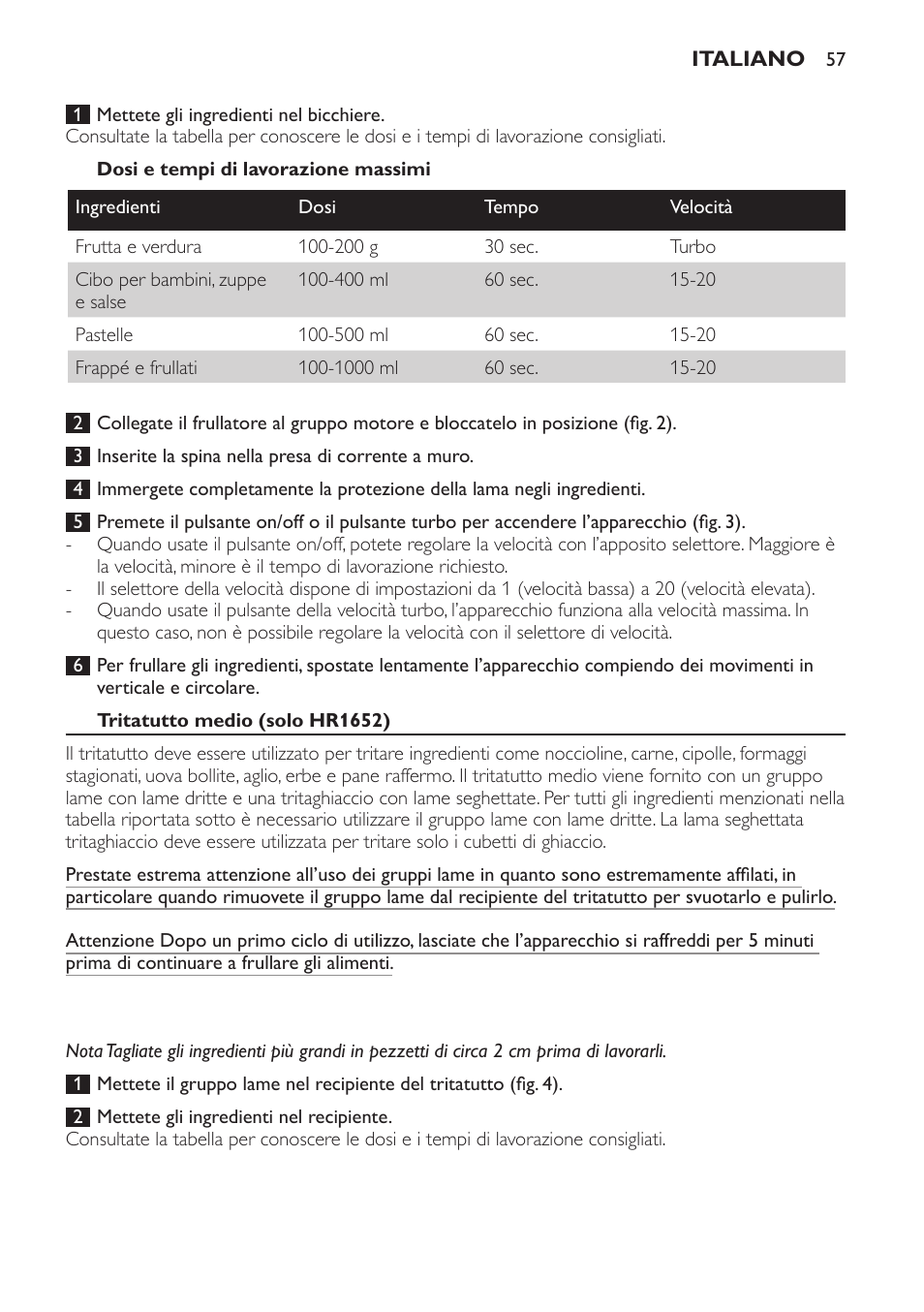 Philips Avance Collection Stabmixer User Manual | Page 57 / 116