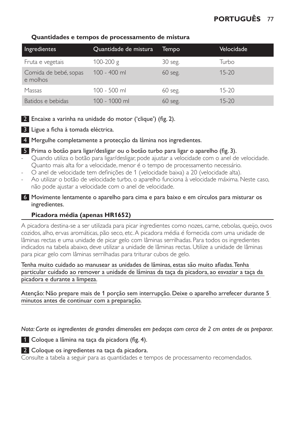 Philips Avance Collection Stabmixer User Manual | Page 77 / 116