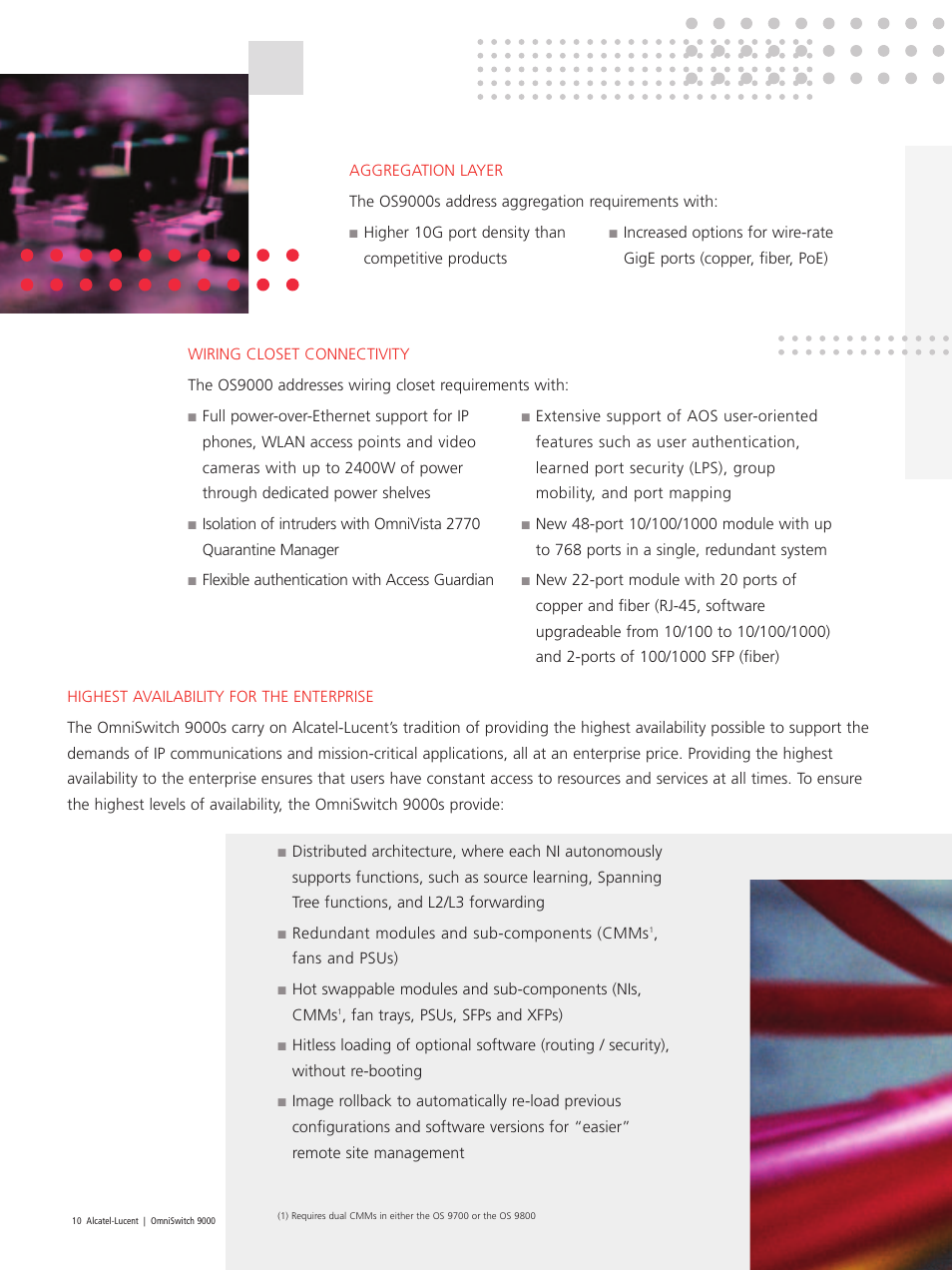 Alcatel Carrier Internetworking Solutions OmniSwitch 9000 User Manual | Page 10 / 20