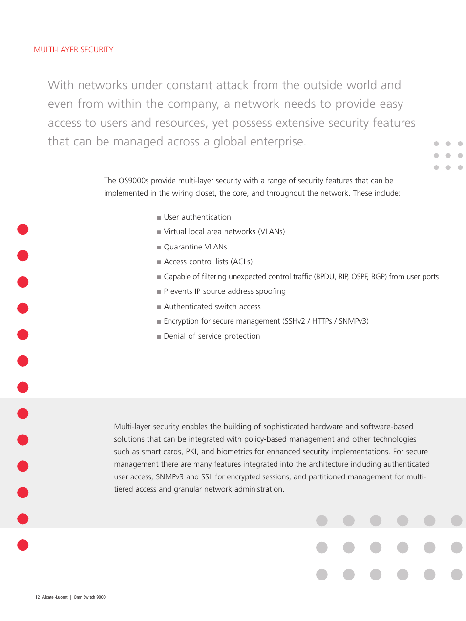 Alcatel Carrier Internetworking Solutions OmniSwitch 9000 User Manual | Page 12 / 20
