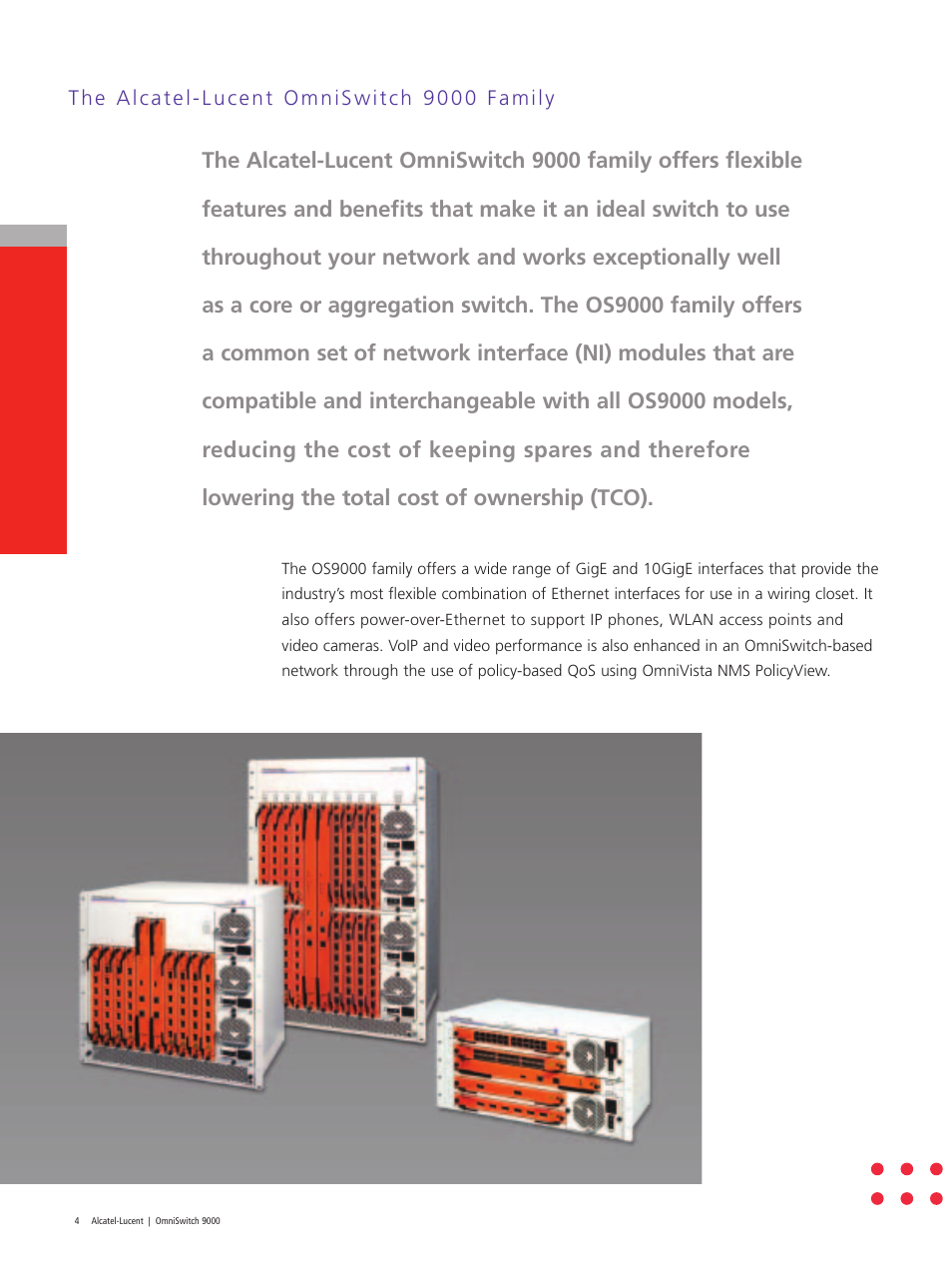 Alcatel Carrier Internetworking Solutions OmniSwitch 9000 User Manual | Page 4 / 20