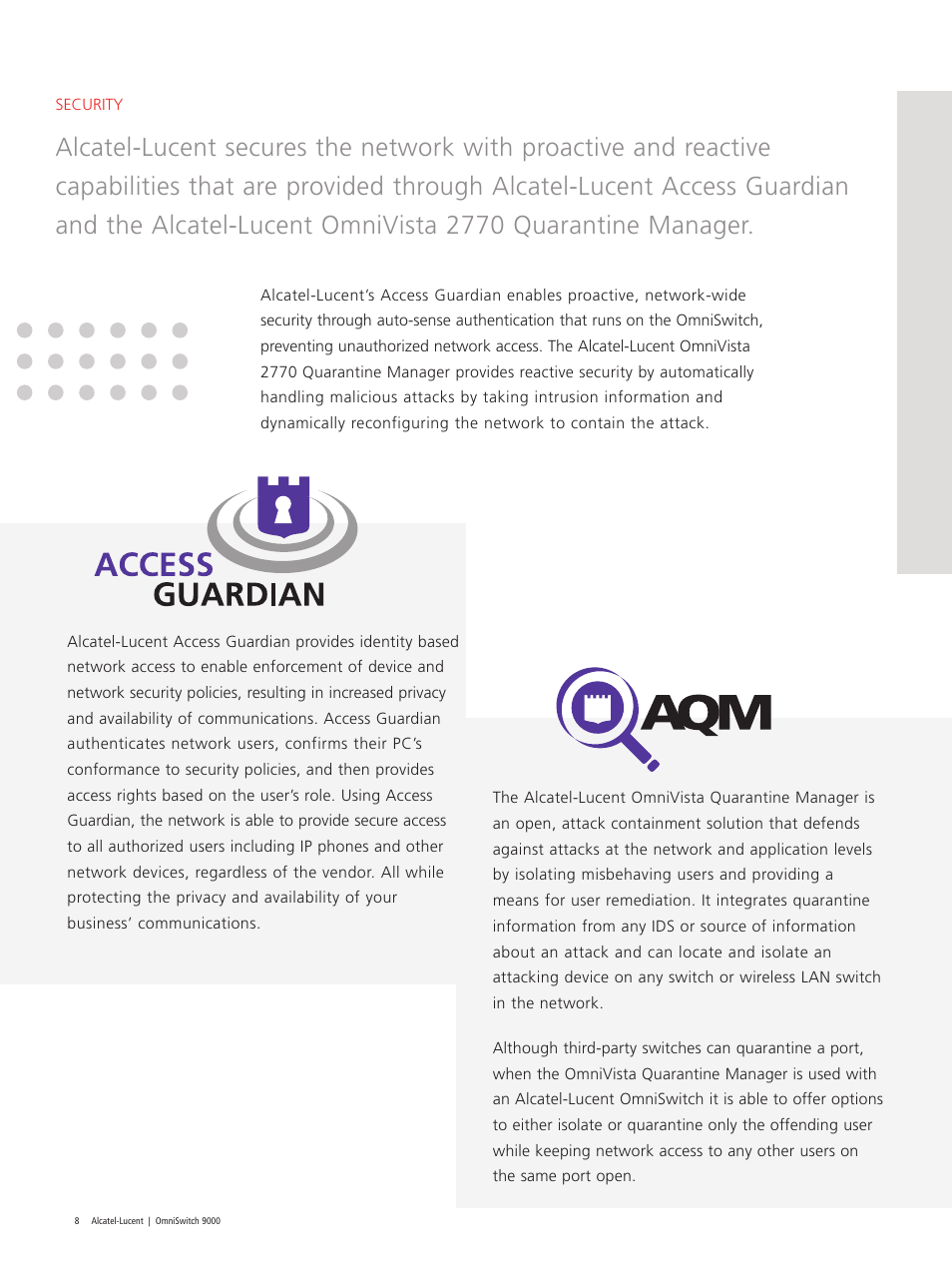 Alcatel Carrier Internetworking Solutions OmniSwitch 9000 User Manual | Page 8 / 20