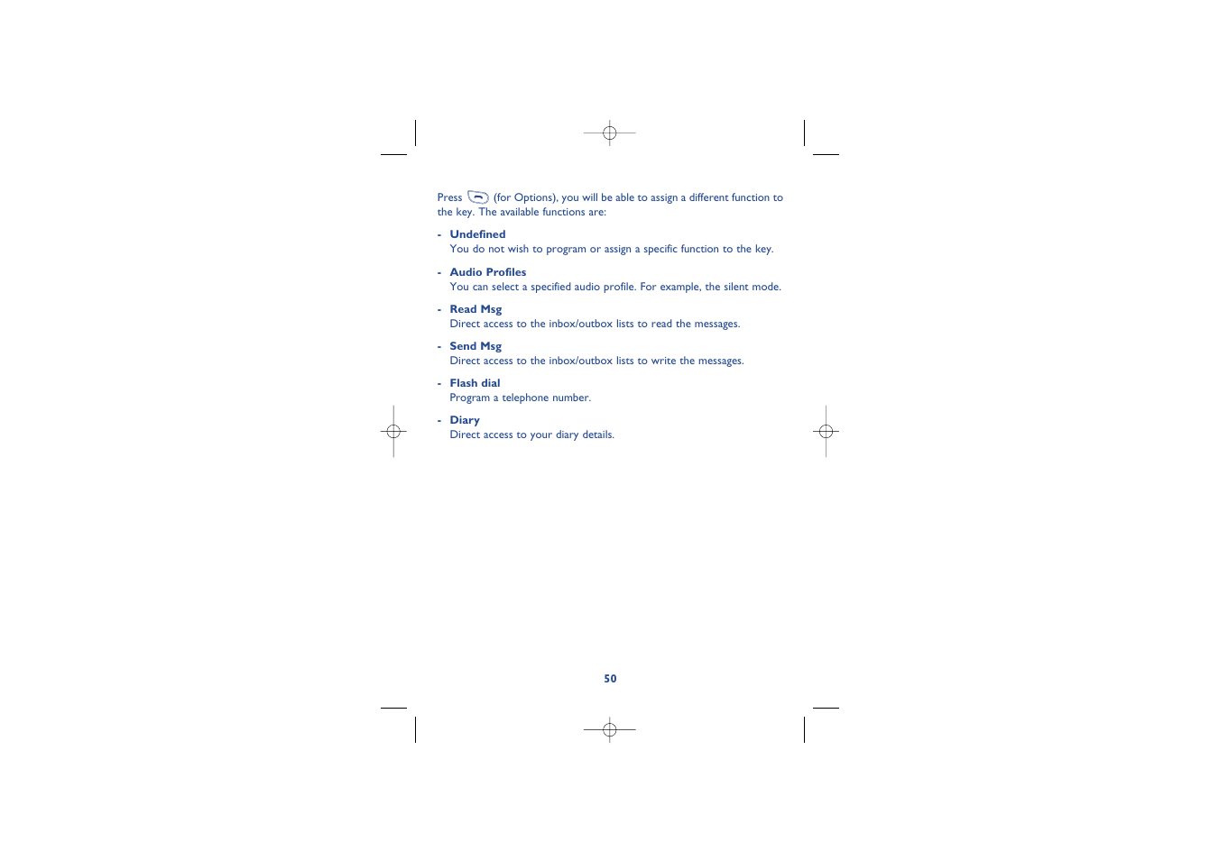 Alcatel Carrier Internetworking Solutions Alcatel 8 Series IPTouch 4068 User Manual | Page 52 / 62