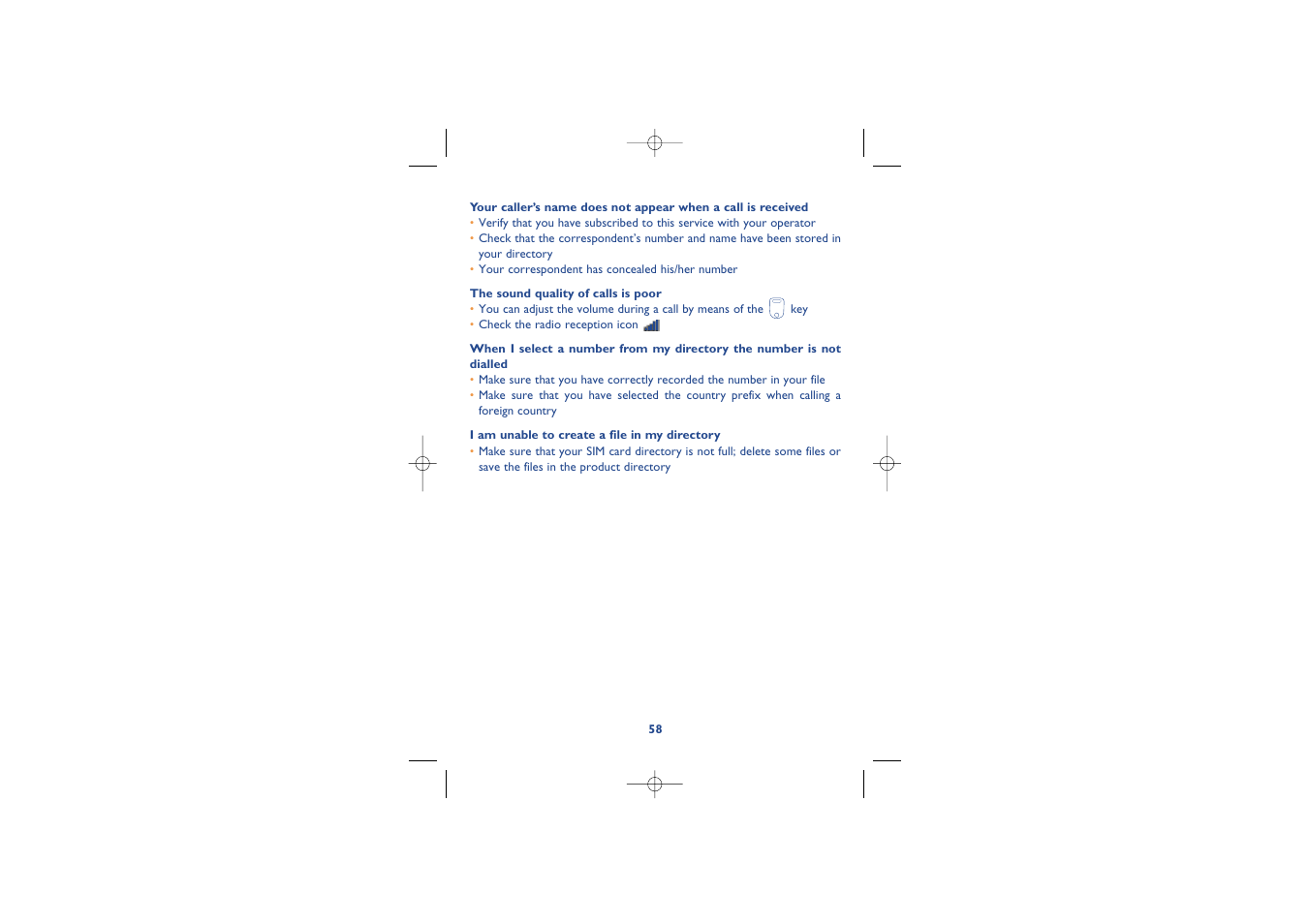 Alcatel Carrier Internetworking Solutions Alcatel 8 Series IPTouch 4068 User Manual | Page 60 / 62