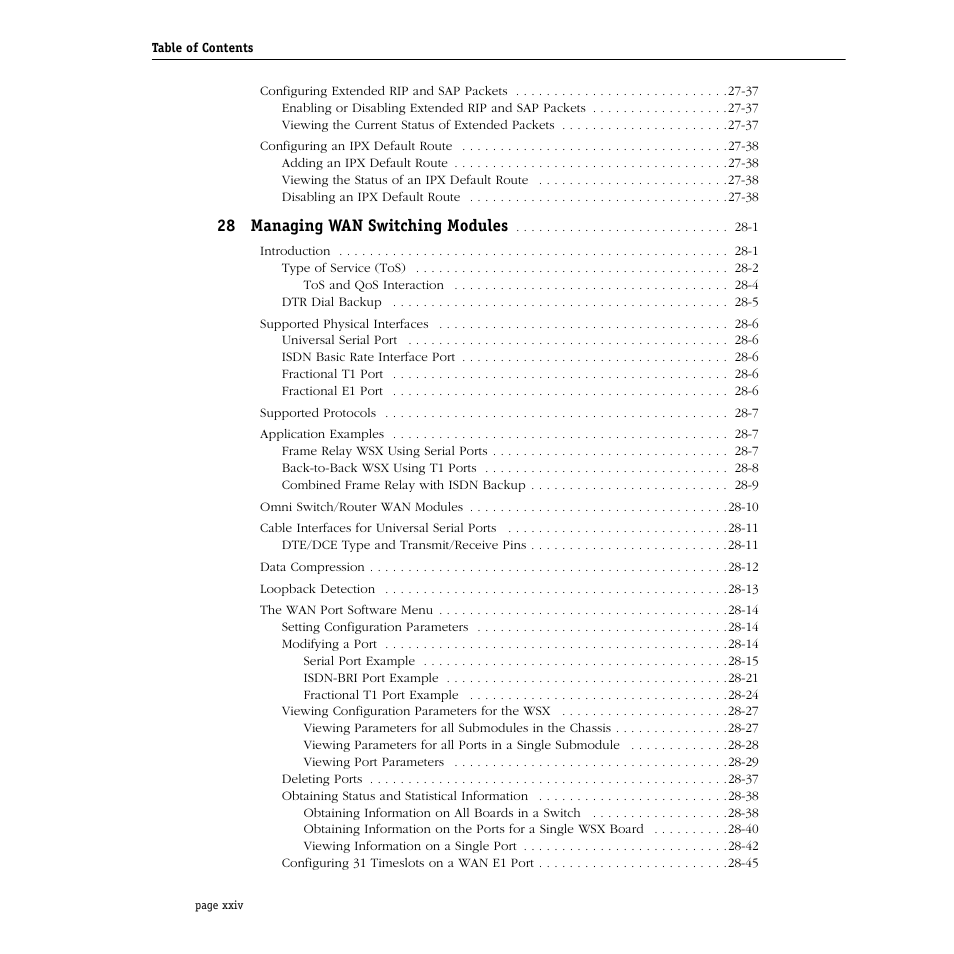 Alcatel Carrier Internetworking Solutions Omni Switch/Router User Manual | Page 24 / 1100