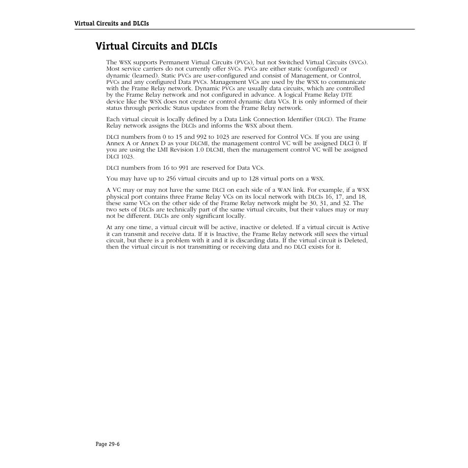 Virtual circuits and dlcis, Virtual circuits and dlcis -6 | Alcatel Carrier Internetworking Solutions Omni Switch/Router User Manual | Page 878 / 1100