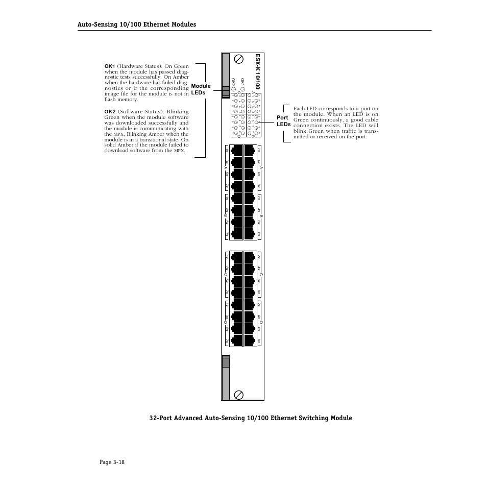 Port advanced auto, Page 3-18 | Alcatel Carrier Internetworking Solutions Omni Switch/Router User Manual | Page 88 / 1100