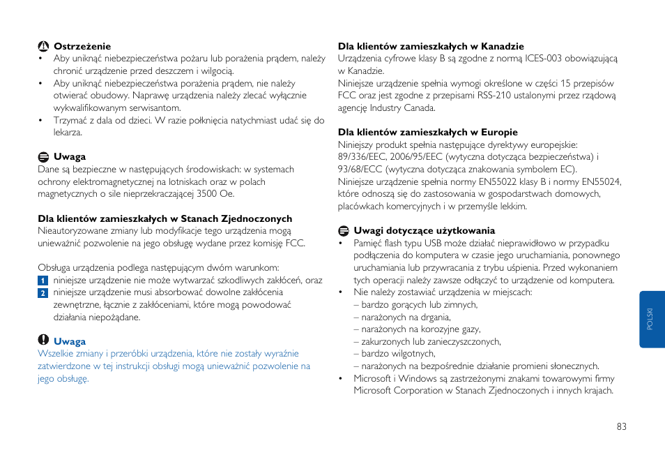 Philips USB-Flashlaufwerk User Manual | Page 83 / 130