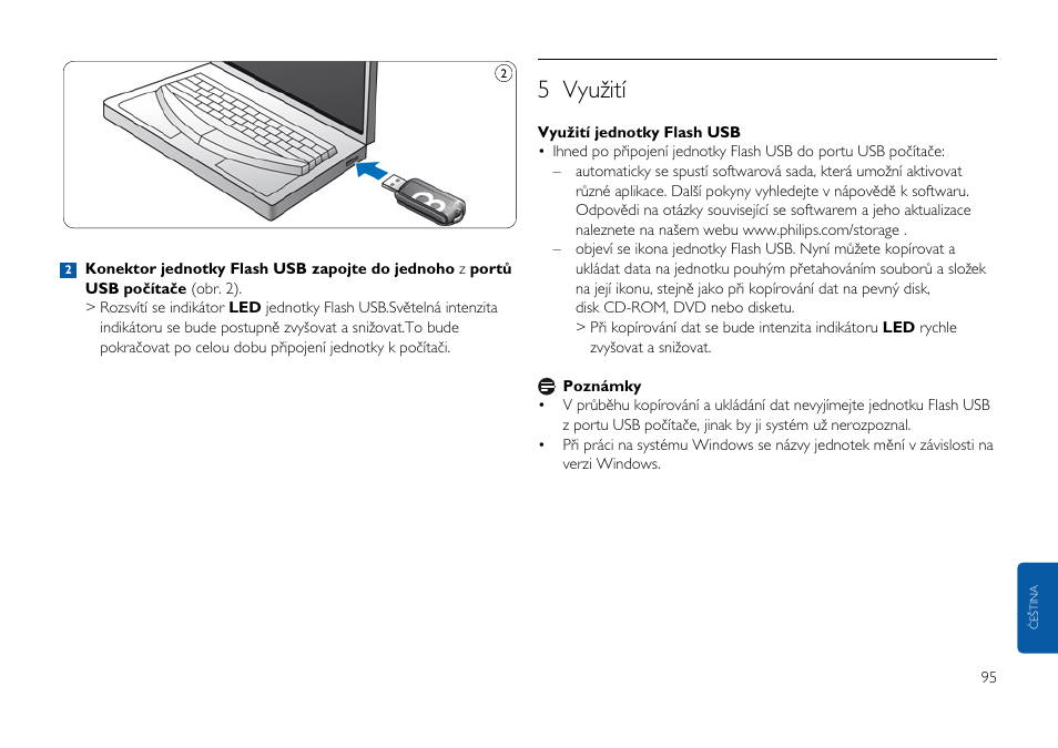 5 využití | Philips USB-Flashlaufwerk User Manual | Page 95 / 130