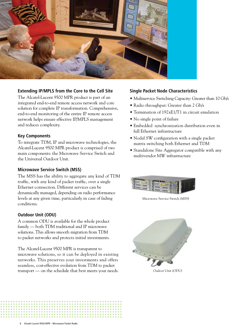 Alcatel Carrier Internetworking Solutions 9500 MPR User Manual | Page 6 / 8
