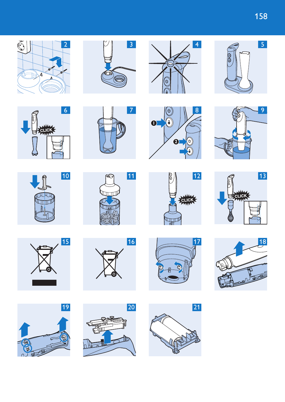 Philips Stabmixer User Manual | Page 158 / 160