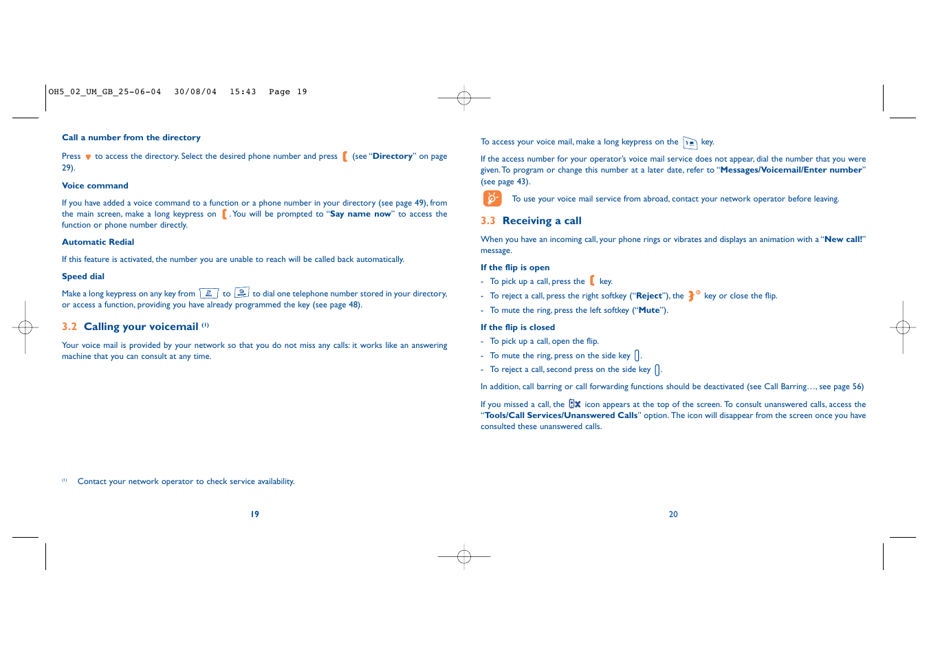 Alcatel Carrier Internetworking Solutions One Touch 835 User Manual | Page 11 / 45