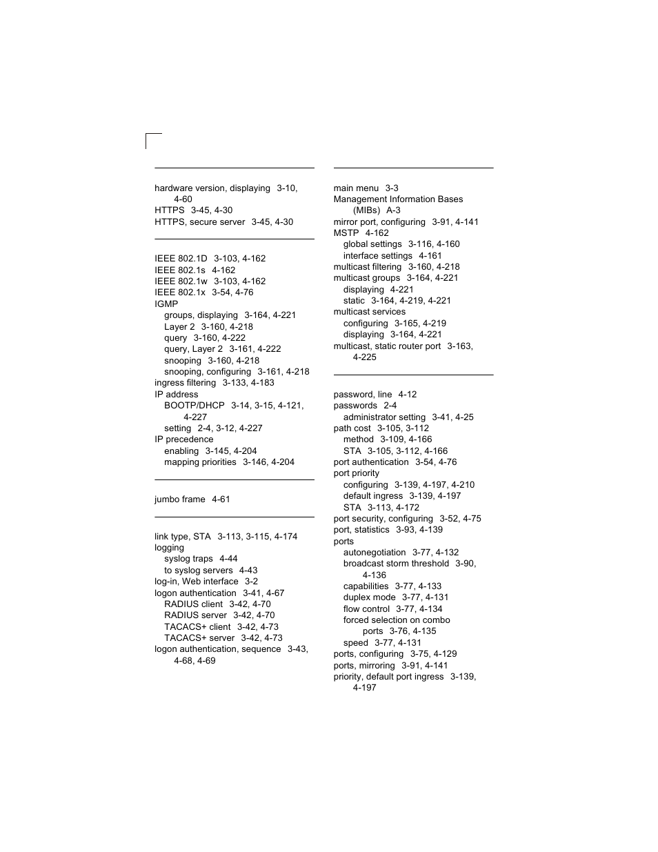 Alcatel Carrier Internetworking Solutions OmniStack 6300-24 User Manual | Page 458 / 462