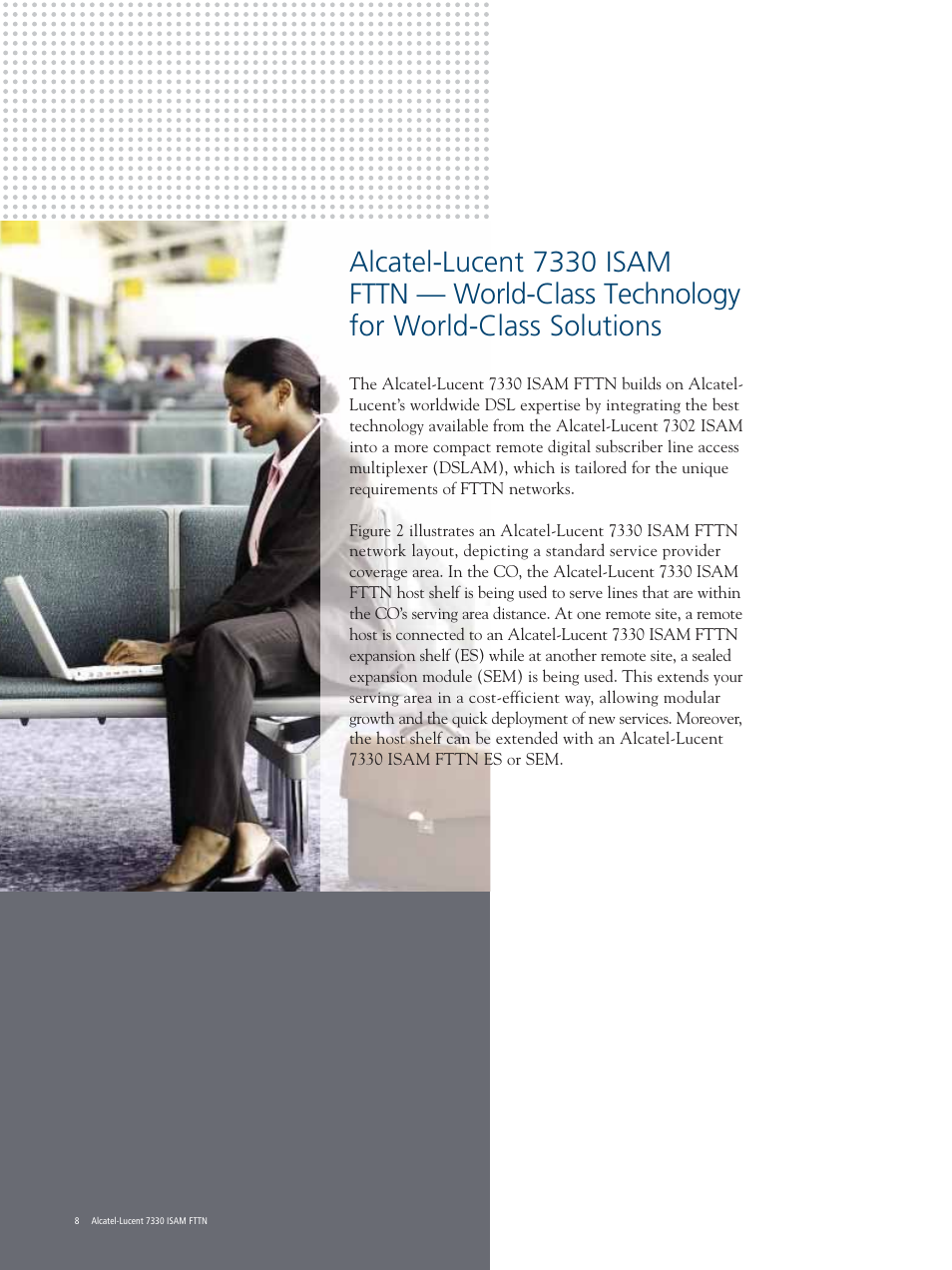 Alcatel Carrier Internetworking Solutions ISAM FTTN 7330 User Manual | Page 8 / 16