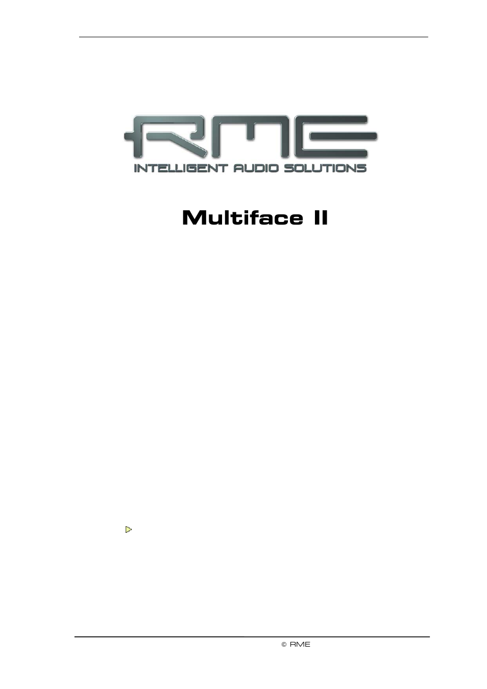 Multiface ii, User's guide, Driver installation and operation – mac os x | RME DSP System Multiface User Manual | Page 25 / 80