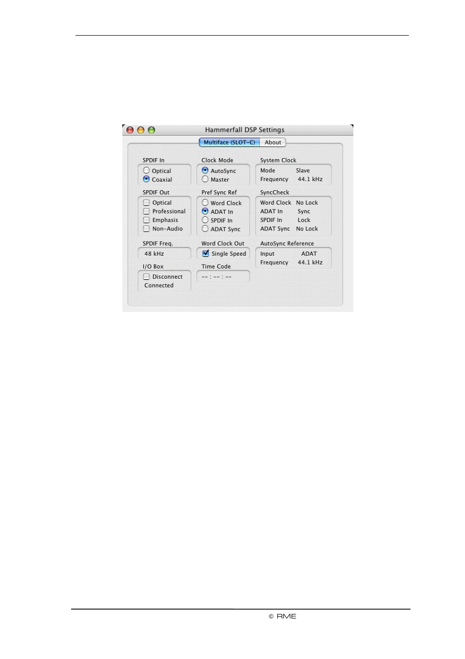 RME DSP System Multiface User Manual | Page 31 / 80