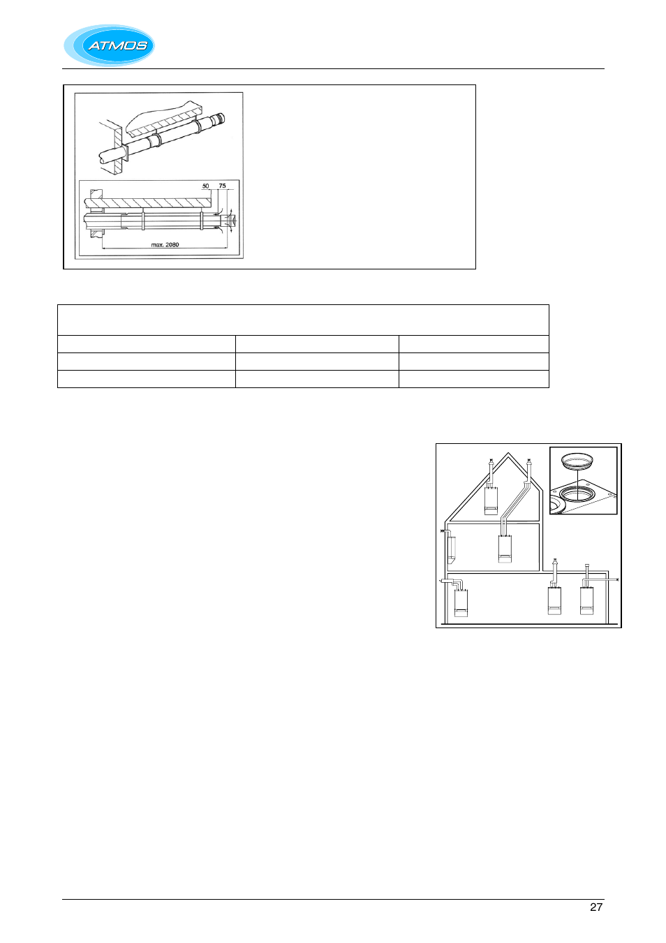 Twin-pipe connection | Atmos Energy HE26 User Manual | Page 27 / 56